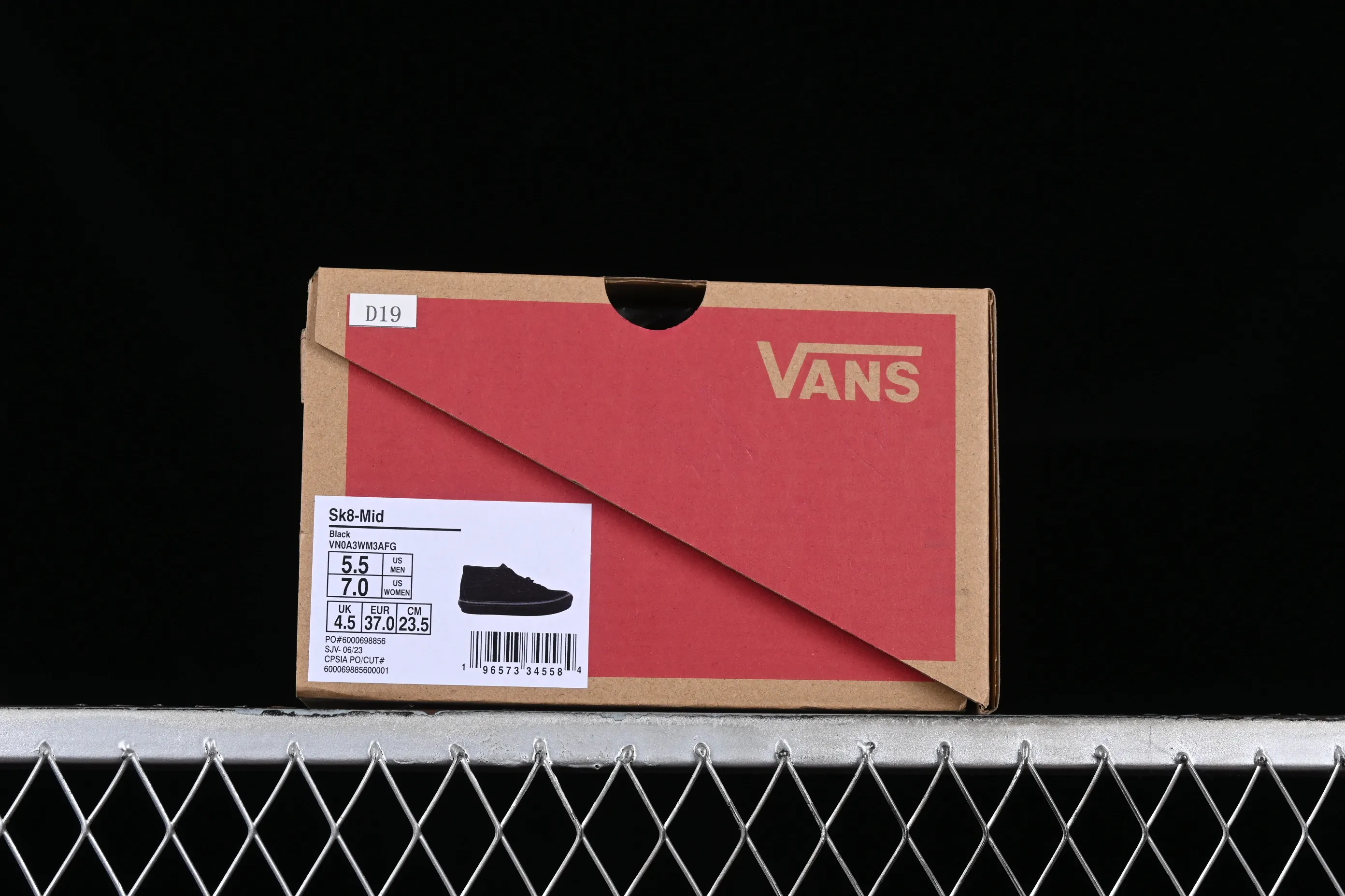 All categories Vans Vans series Vans Mid Vans China NEIGHBORHOOD x Vans Sk8-Mid joint series all black Chinese casual sneakers VN0A3WM3AFG